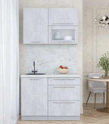 Кухонный гарнитур Интерлиния Мила Пластик 1.1 В