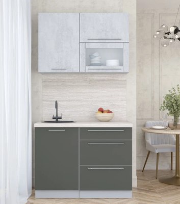 Кухонный гарнитур Интерлиния Мила Пластик 1.1 В