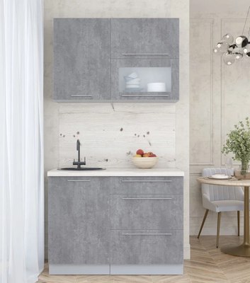 Кухонный гарнитур Интерлиния Мила Пластик 1.1 В