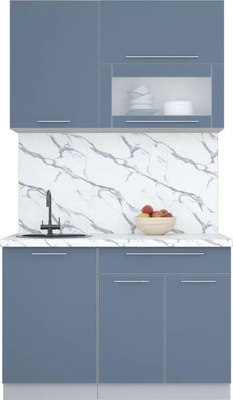 Кухонный гарнитур Интерлиния Мила Пластик 1.2 В - фото