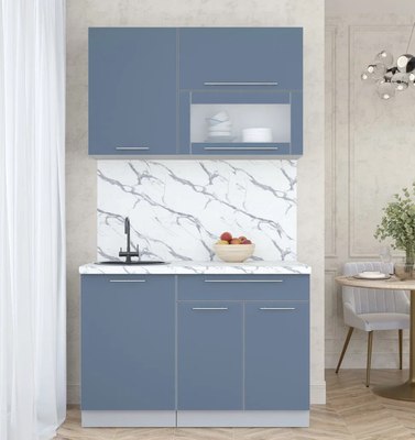 Кухонный гарнитур Интерлиния Мила Пластик 1.2 В