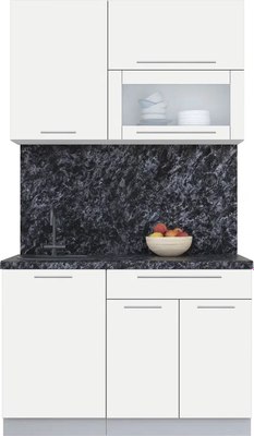 Кухонный гарнитур Интерлиния Мила Пластик 1.2 В - фото