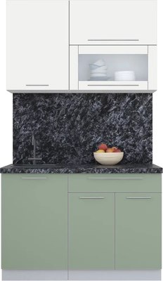 Кухонный гарнитур Интерлиния Мила Пластик 1.2 В - фото