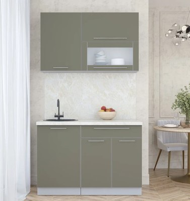 Кухонный гарнитур Интерлиния Мила Пластик 1.2 В