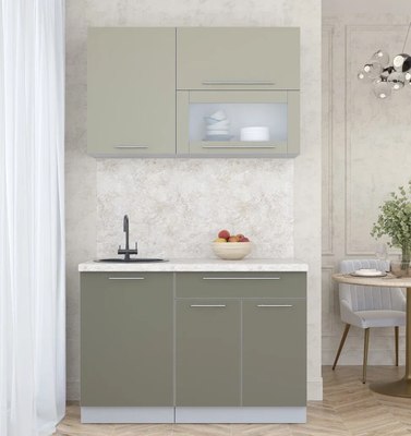 Кухонный гарнитур Интерлиния Мила Пластик 1.2 В