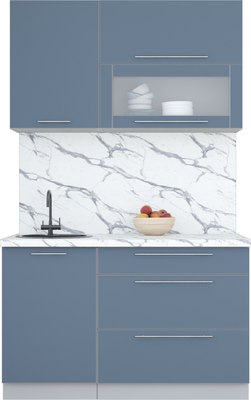 Кухонный гарнитур Интерлиния Мила Пластик 1.3 В - фото