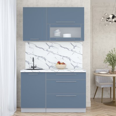 Кухонный гарнитур Интерлиния Мила Пластик 1.3 В