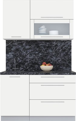 Кухонный гарнитур Интерлиния Мила Пластик 1.3 В - фото