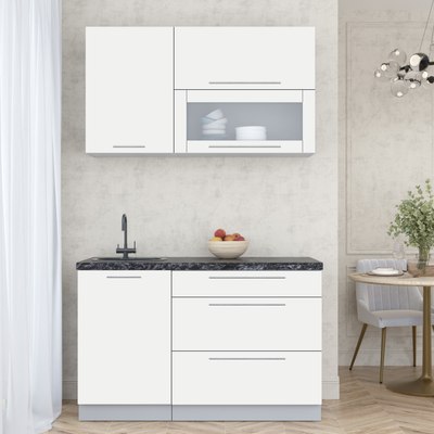 Кухонный гарнитур Интерлиния Мила Пластик 1.3 В