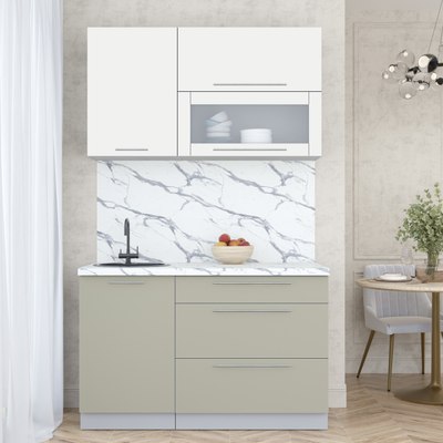 Кухонный гарнитур Интерлиния Мила Пластик 1.3 В