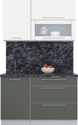 Кухонный гарнитур Интерлиния Мила Пластик 1.3 В - фото