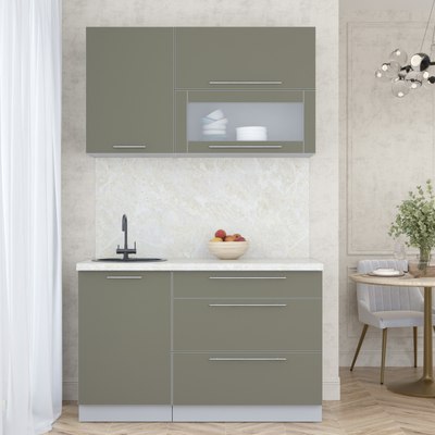 Кухонный гарнитур Интерлиния Мила Пластик 1.3 В