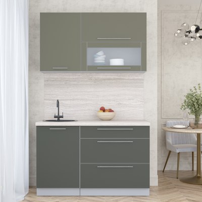 Кухонный гарнитур Интерлиния Мила Пластик 1.3 В