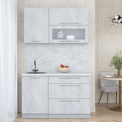 Кухонный гарнитур Интерлиния Мила Пластик 1.3 В