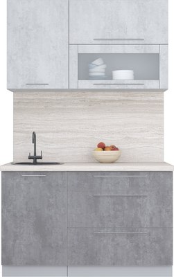 Кухонный гарнитур Интерлиния Мила Пластик 1.3 В - фото