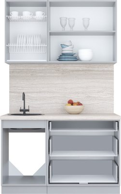 Кухонный гарнитур Интерлиния Мила Пластик 1.3 В