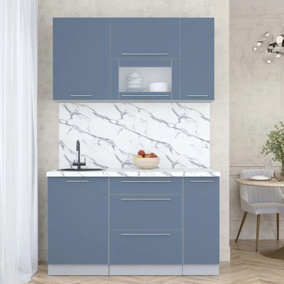 Кухонный гарнитур Интерлиния Мила Пластик 1.4 В