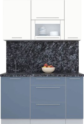 Кухонный гарнитур Интерлиния Мила Пластик 1.4 В - фото