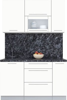 Кухонный гарнитур Интерлиния Мила Пластик 1.4 В - фото