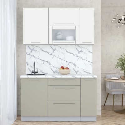 Кухонный гарнитур Интерлиния Мила Пластик 1.4 В