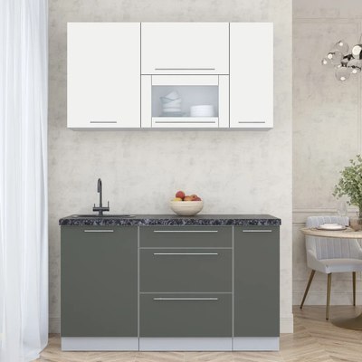 Кухонный гарнитур Интерлиния Мила Пластик 1.4 В