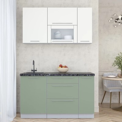 Кухонный гарнитур Интерлиния Мила Пластик 1.4 В