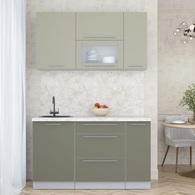 Кухонный гарнитур Интерлиния Мила Пластик 1.4 В