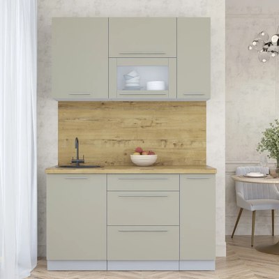 Кухонный гарнитур Интерлиния Мила Пластик 1.4 В