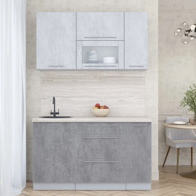 Кухонный гарнитур Интерлиния Мила Пластик 1.4 В