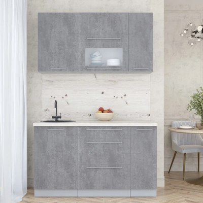 Кухонный гарнитур Интерлиния Мила Пластик 1.4 В