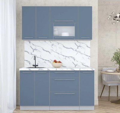 Кухонный гарнитур Интерлиния Мила Пластик 1.5 В