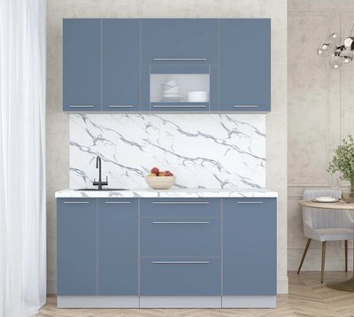 Кухонный гарнитур Интерлиния Мила Пластик 1.6 В