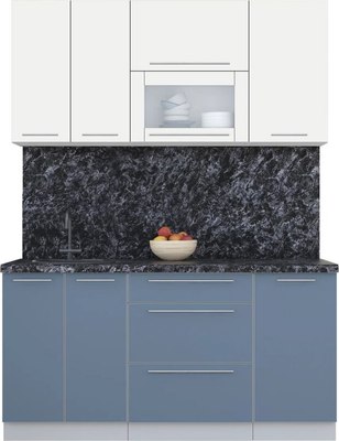 Кухонный гарнитур Интерлиния Мила Пластик 1.6 В - фото
