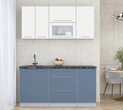 Кухонный гарнитур Интерлиния Мила Пластик 1.6 В