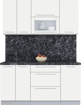 Кухонный гарнитур Интерлиния Мила Пластик 1.6 В - фото