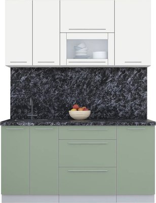 Кухонный гарнитур Интерлиния Мила Пластик 1.6 В - фото