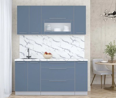 Кухонный гарнитур Интерлиния Мила Пластик 1.7 В