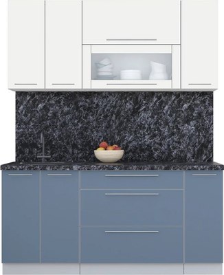 Кухонный гарнитур Интерлиния Мила Пластик 1.7 В - фото