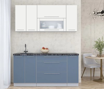 Кухонный гарнитур Интерлиния Мила Пластик 1.7 В