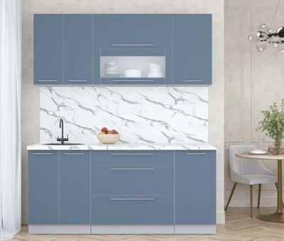 Кухонный гарнитур Интерлиния Мила Пластик 1.8 В