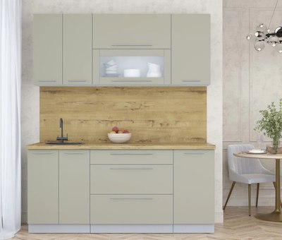 Кухонный гарнитур Интерлиния Мила Пластик 1.8 В