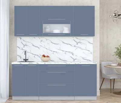 Кухонный гарнитур Интерлиния Мила Пластик 1.9 В