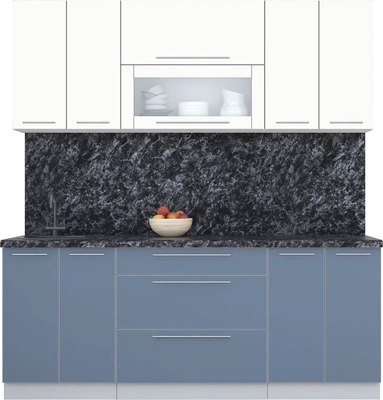 Кухонный гарнитур Интерлиния Мила Пластик 1.9 В - фото