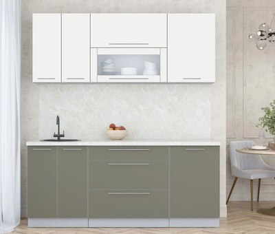 Кухонный гарнитур Интерлиния Мила Пластик 1.9 В