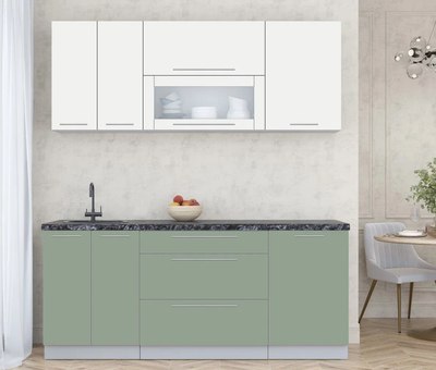 Кухонный гарнитур Интерлиния Мила Пластик 1.9 В