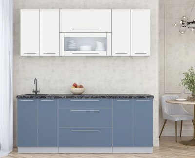 Кухонный гарнитур Интерлиния Мила Пластик 2.0 В