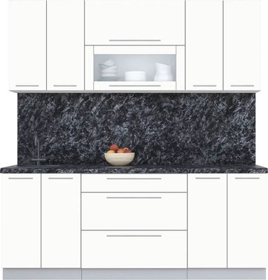 Кухонный гарнитур Интерлиния Мила Пластик 2.0 В - фото