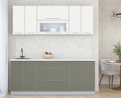 Кухонный гарнитур Интерлиния Мила Пластик 2.0 В