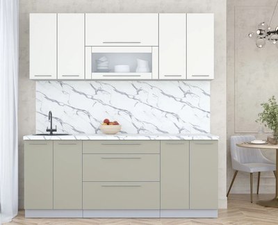 Кухонный гарнитур Интерлиния Мила Пластик 2.0 В