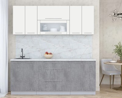 Кухонный гарнитур Интерлиния Мила Пластик 2.0 В